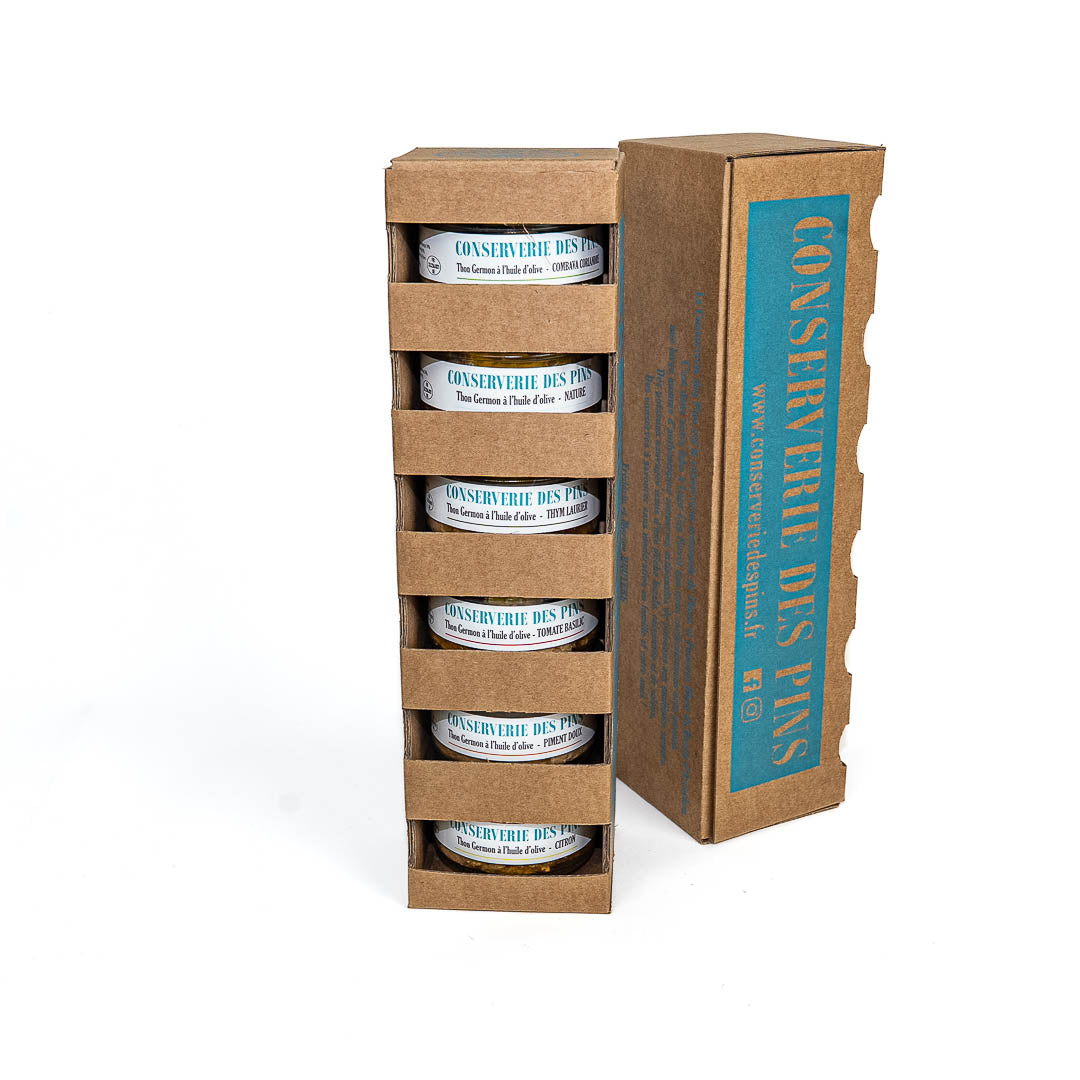 COFFRET DE 6 BOCAUX THON GERMON