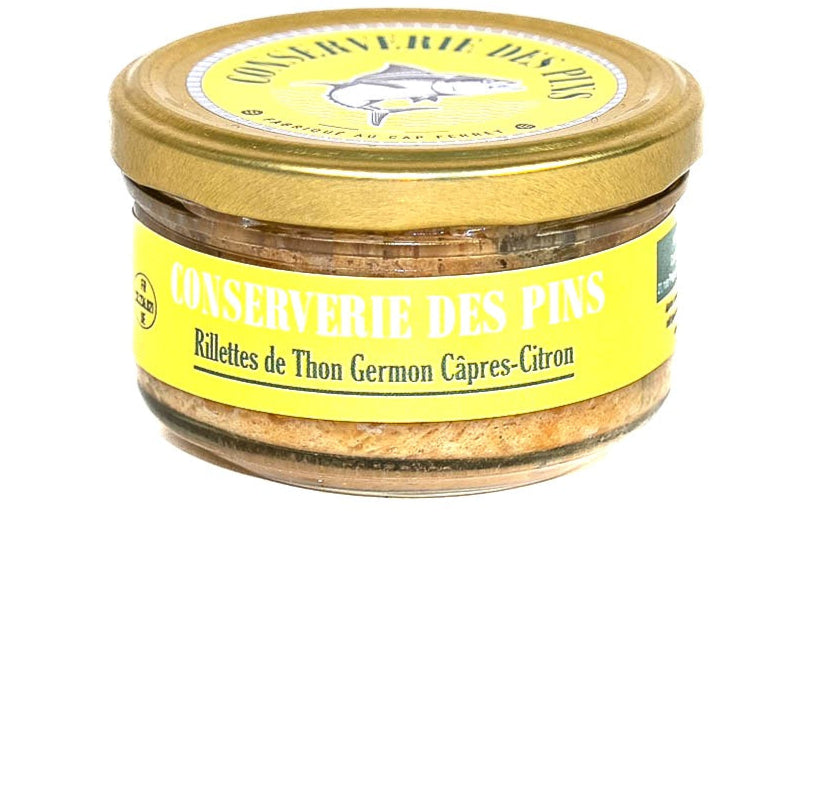 RILLETTES DE THON GERMON CAPRES - CITRON